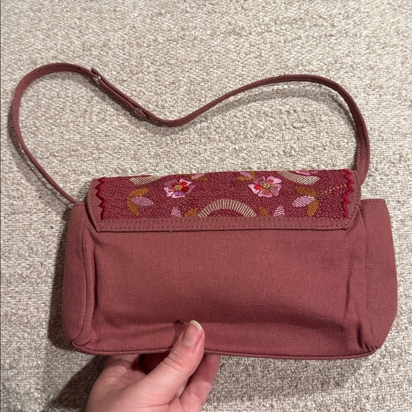Forever By Fossil Y2K vintage embroidered floral purse - Picture 8 of 9